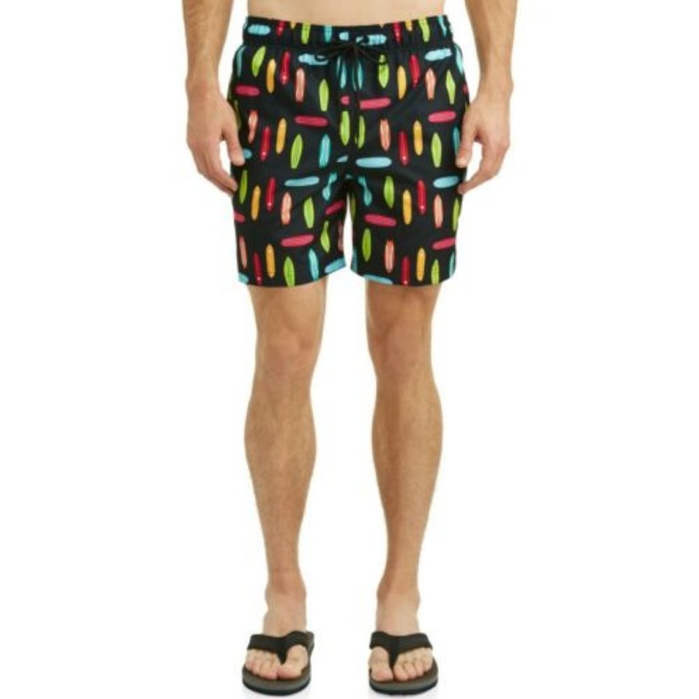 3 for $15 George Men's Novelty 6-Inch Swim Shorts